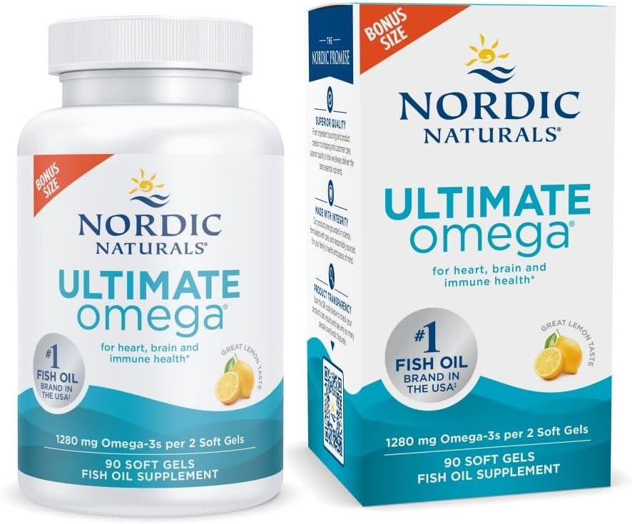 Best Omega-3 Supplement - Nordic Naturals Ultimate Omega Lemon Flavor 1280mg Review