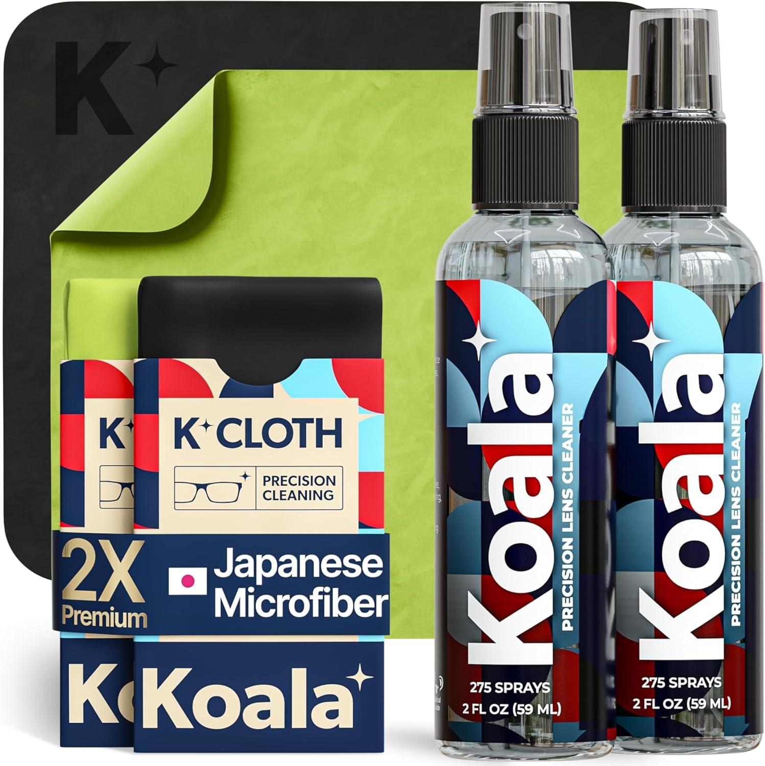 Best Eyeglass Cleaner - Koala Lens Cleaner Spray Kit | 4 Piece Set Review