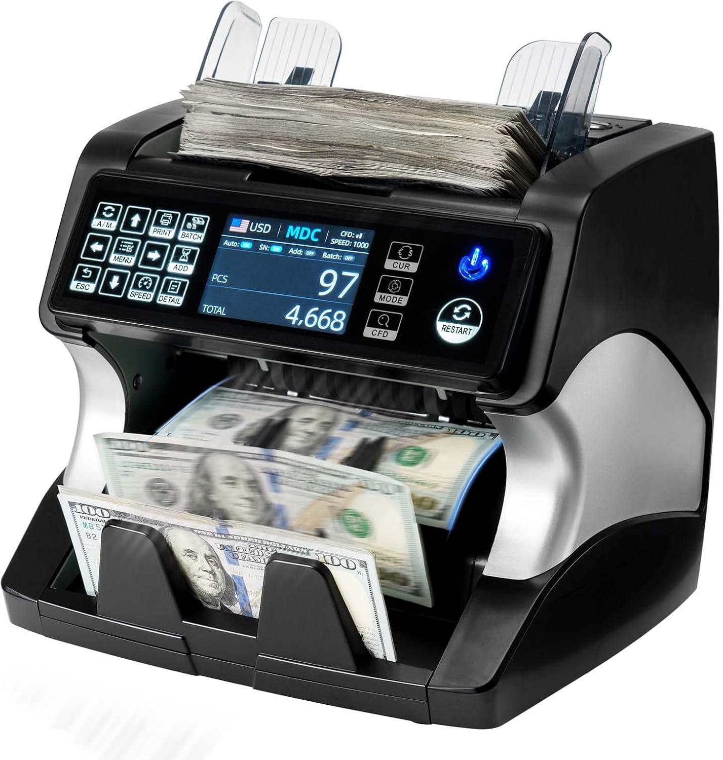 Best Money Counter Machine Mixed Denomination with Serial Detection Counterfeit