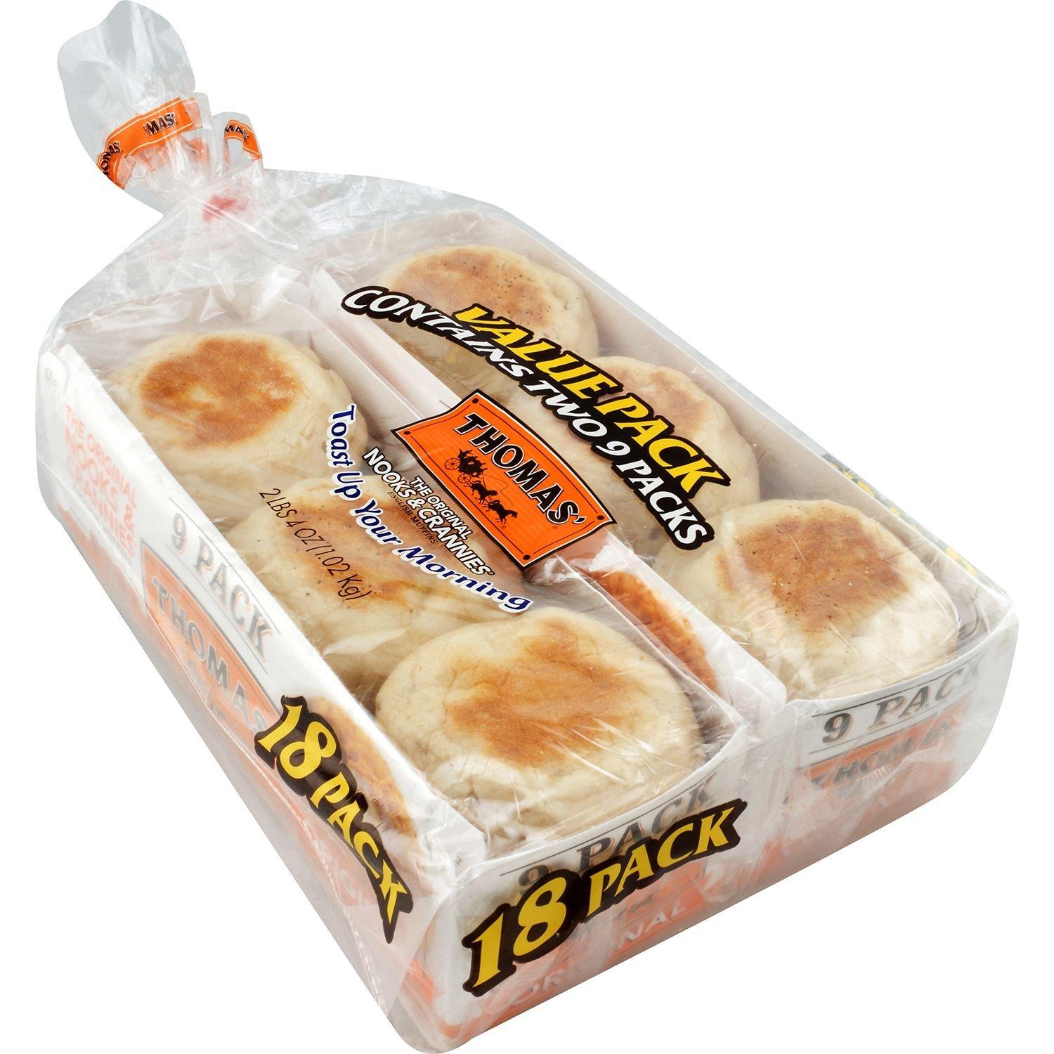 Best Top-Rated English Muffin - Thomas Original (18 pk.) Review
