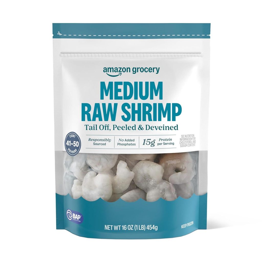 Best Shrimp – Amazon Grocery, Medium Raw Shrimp, 16 Oz Review