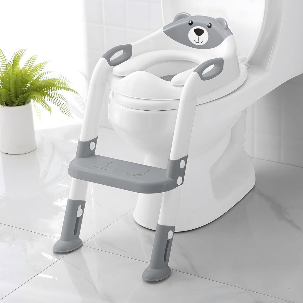 Best Top-Rated Adjustable Step Potty Seat Review – SKYROKU Step Stool Review