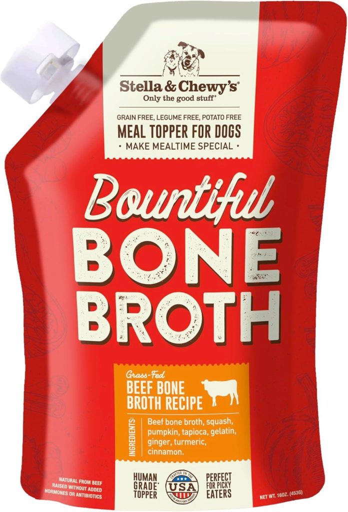 Best Pet Supplies – Stella & Chewy’s Grass-Fed Beef Bone Broth for Dogs