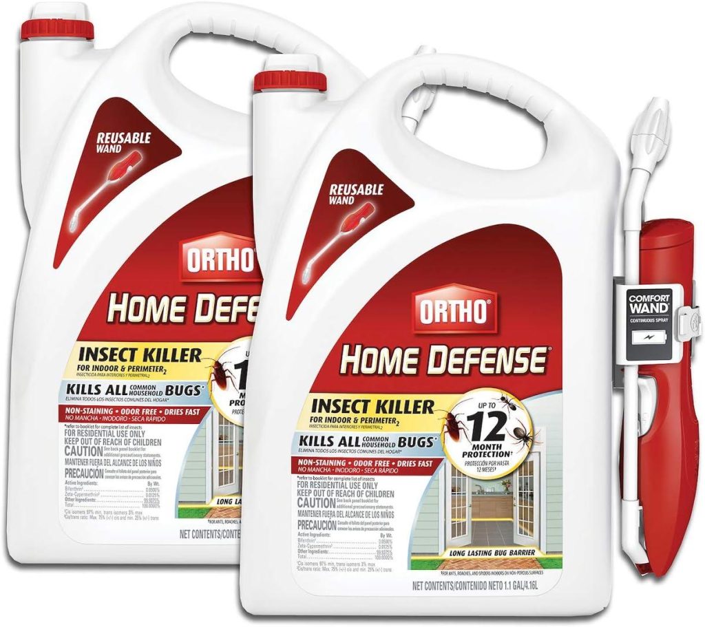 Best Pest Control – Ortho Home Defense Insect Killer for Indoors & Perimeter2 with Comfort Wand, Controls Ants, Roaches, Spiders & More, 1.1 gal., 2-Pack Review