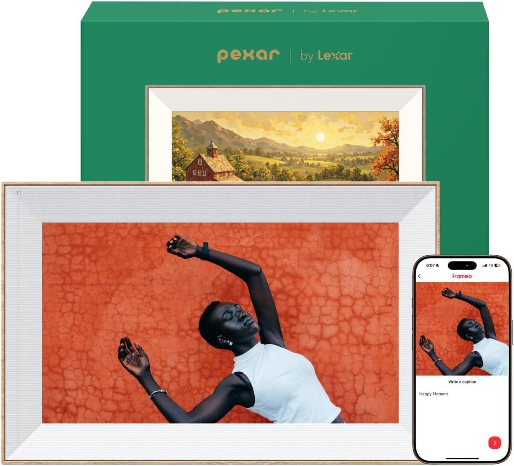 Best Picture Frame – Pexar Starlight Stunning 15.6 Touch Display with Anti-Glare, Vibrant Visuals for Gifting, Wedding, 64GB Storage, SD USB, APP Review