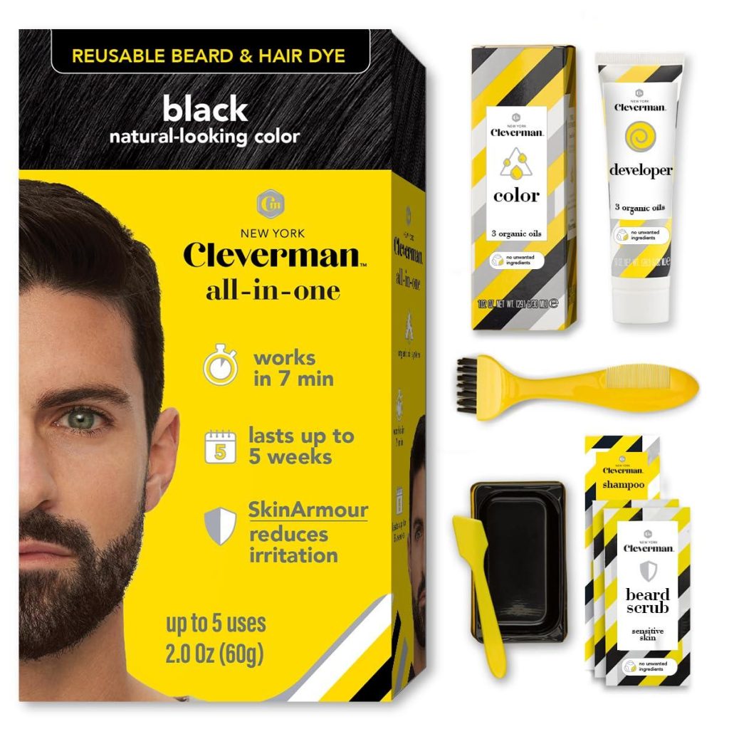 Best Hair Dye – CLEVERMAN Black Hair & Beard Dye Review