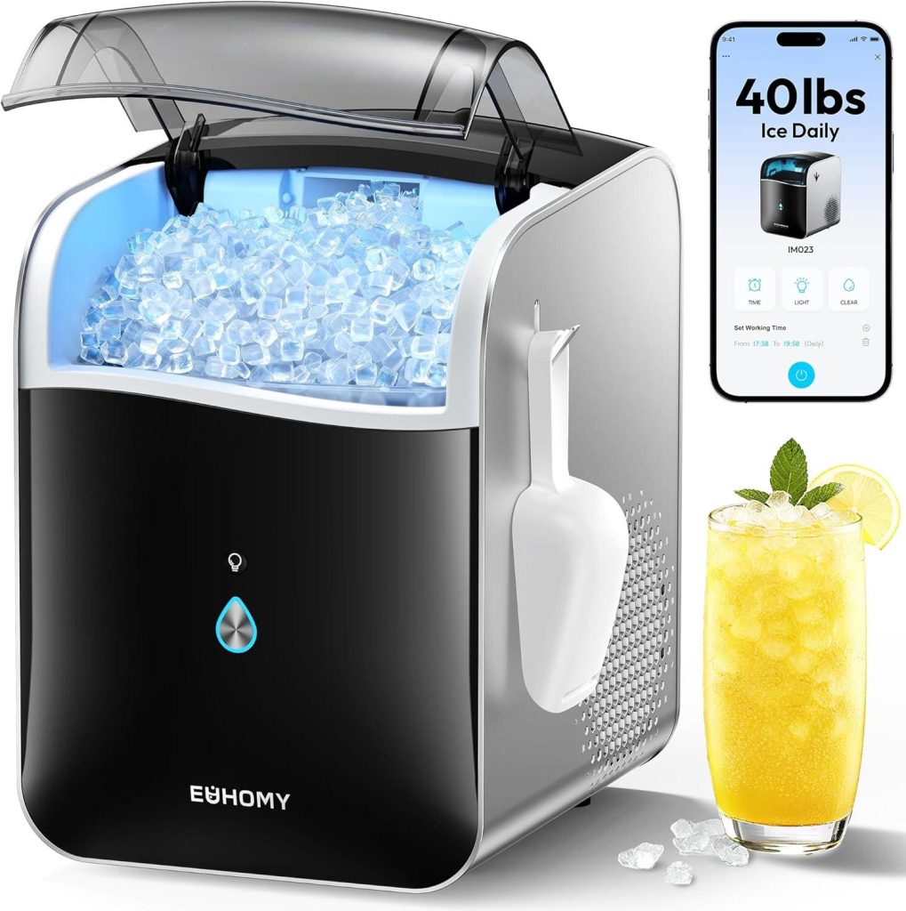 Best Ice Maker – EUHOMY Smart Nugget Ice Maker Countertop Review