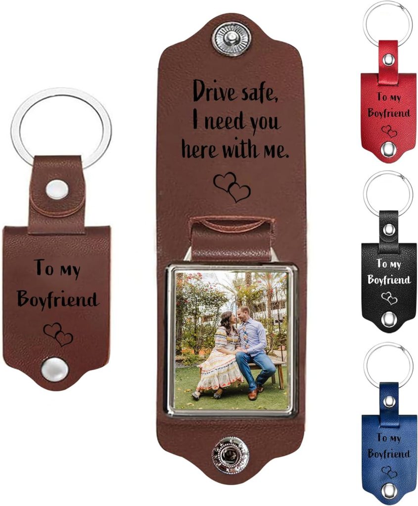 Best Keychain – NAZENTI Personalized Leather Photo Keychain Review