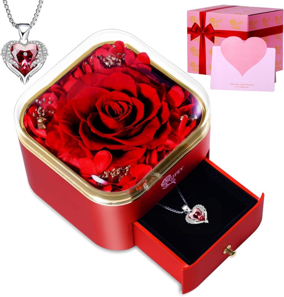 Best Gift for Her – Valentines Day Gifts with Preserved Rose Review