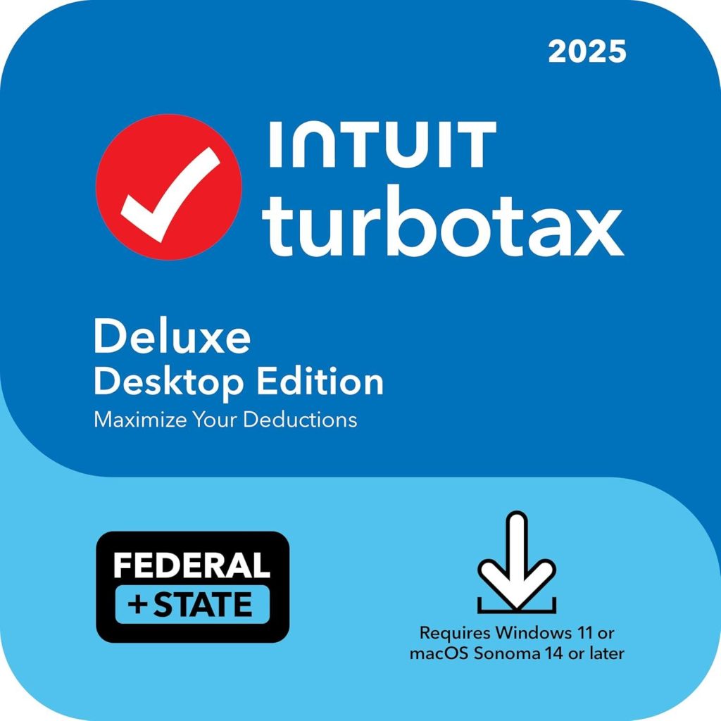 Best Tax Software – TurboTax Deluxe Desktop Edition 2025 Review