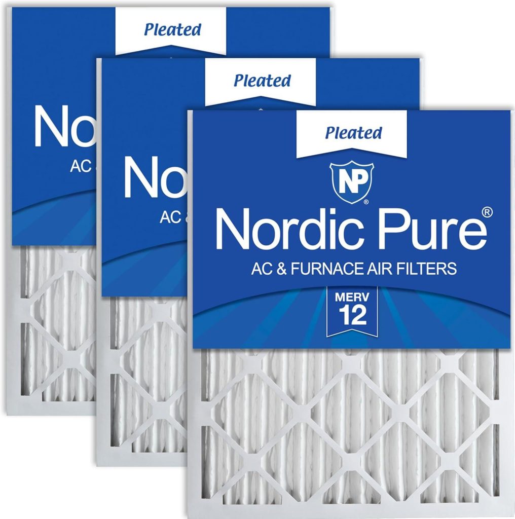 Best Air Filters – Nordic Pure MERV 12 Pleated Filter 3 Pack Review