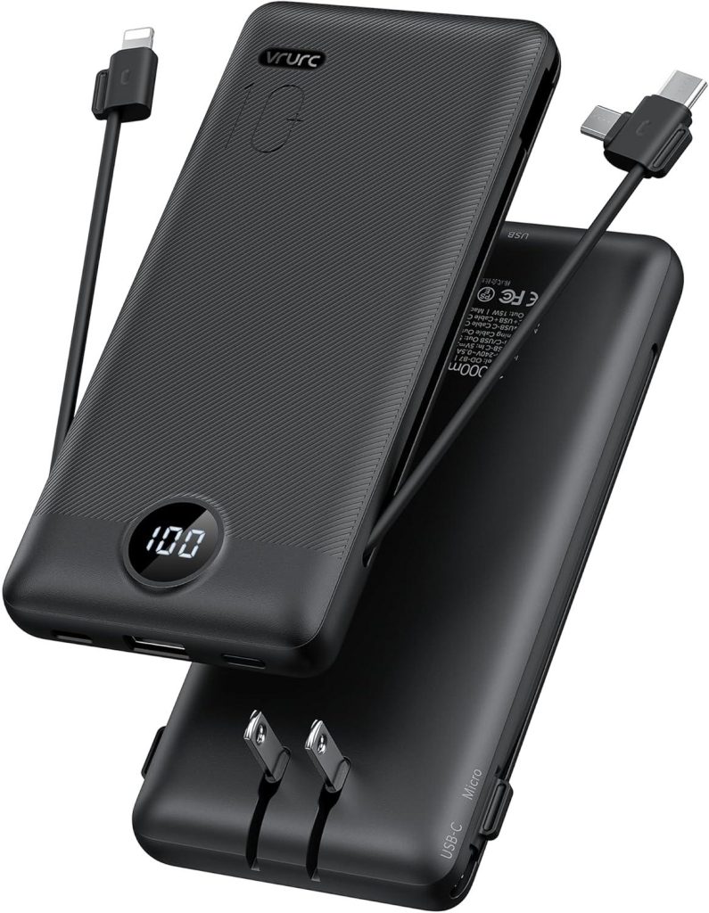 Best Portable Charger – VRURC 10000mAh Power Bank Review