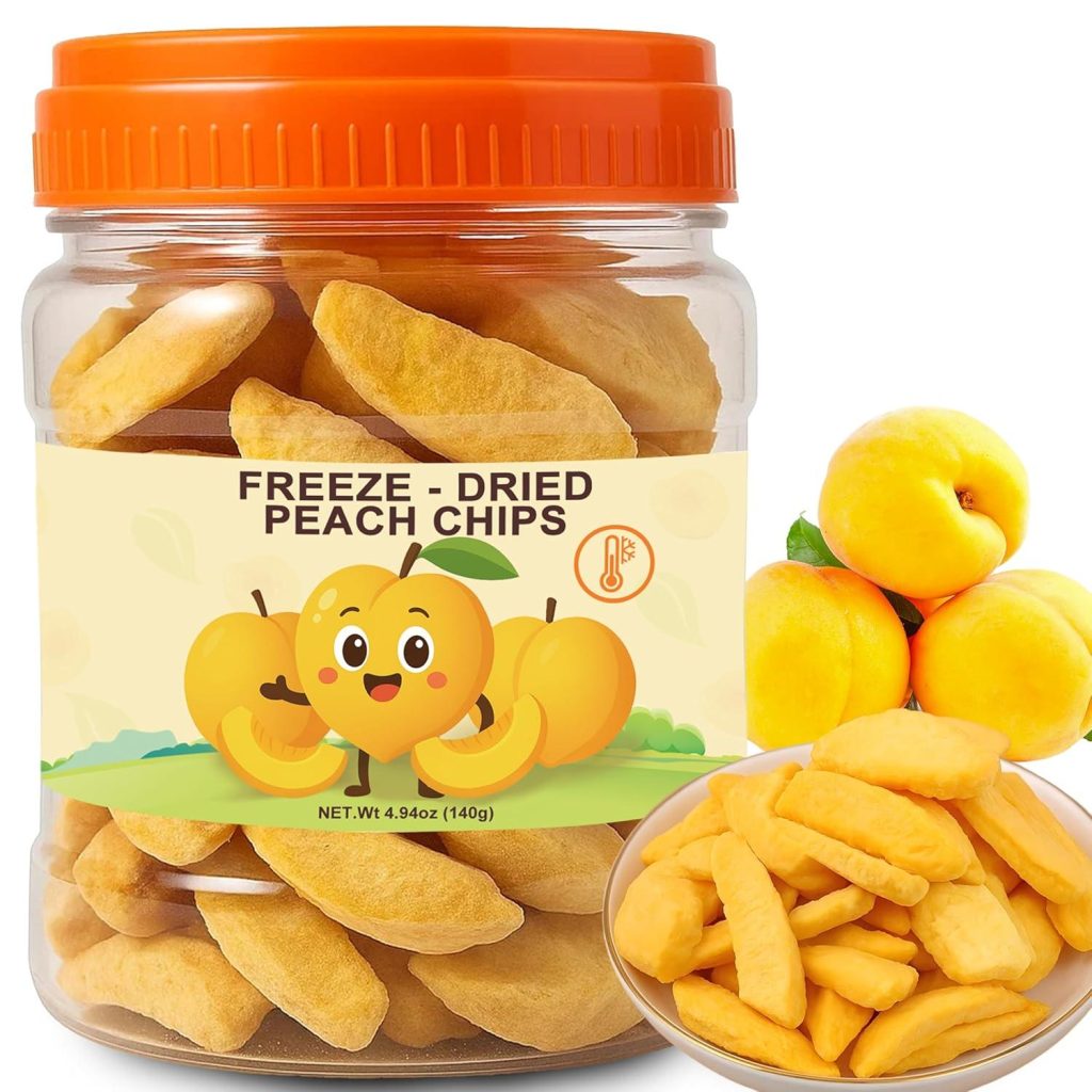 Best Dried Fruit – 4.94 oz Freeze Dried Yellow Peach Chips Review