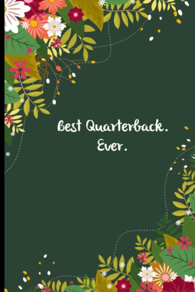 Best Notebook – Best Quarterback Ever: funny gag gift journal Review
