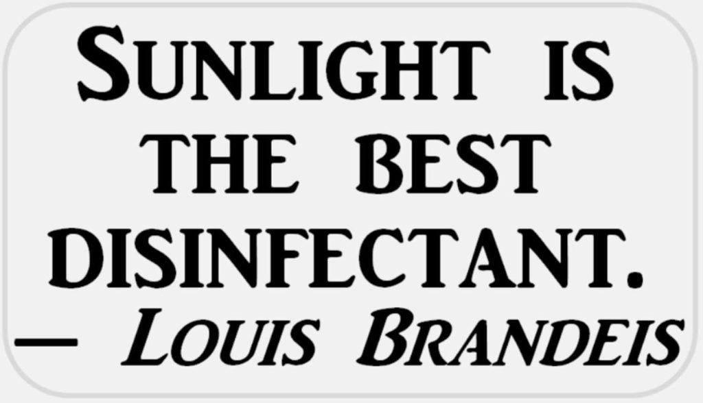 Best Stickers – Sunlight is The Best Disinfectant Quote – 25 Pack Review