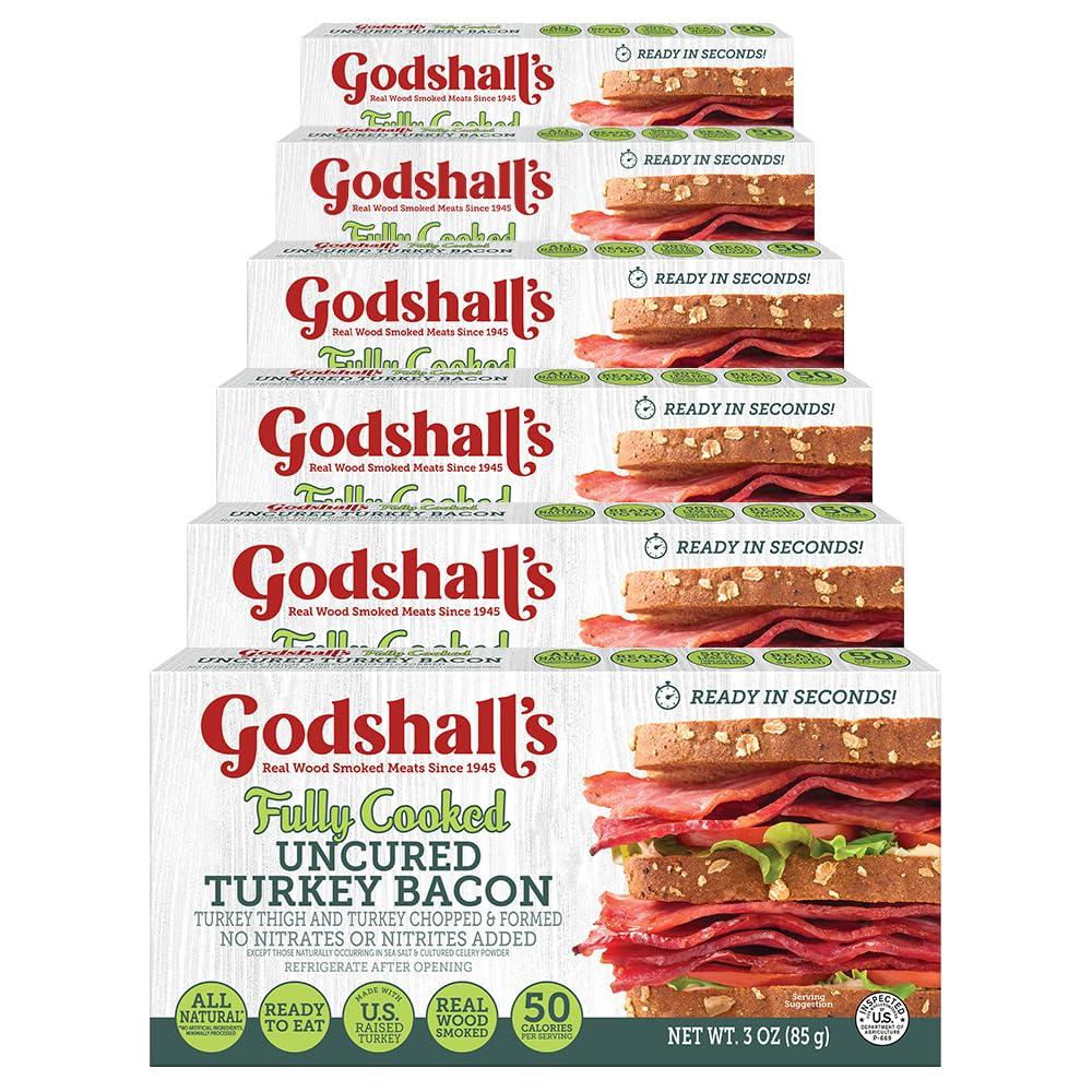 Best Turkey Bacon – Godshall’s 3oz Fully Cooked Bacon, 6pk Review