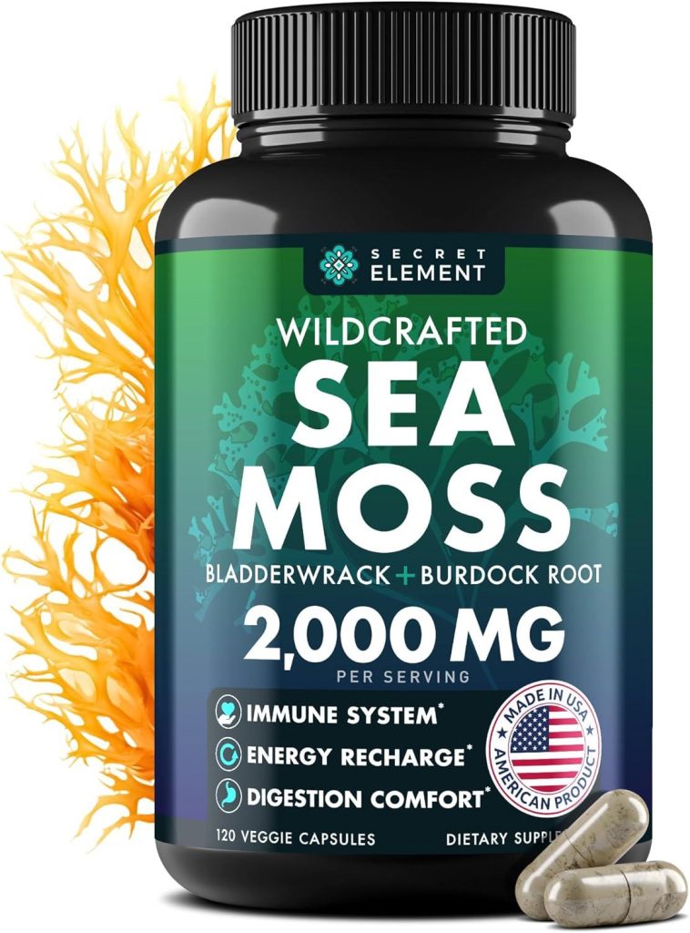 Best Plant-Based Supplement – Secret Element Sea Moss Capsules Review