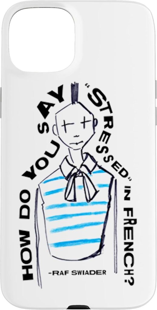 Best iPhone Case – iPhone 15 Plus Making the Cut “How do you say ‘stressed’ in French” Design Case Review