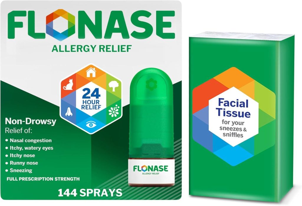 Best Allergy Relief – Flonase Nasal Spray with Tissues Review