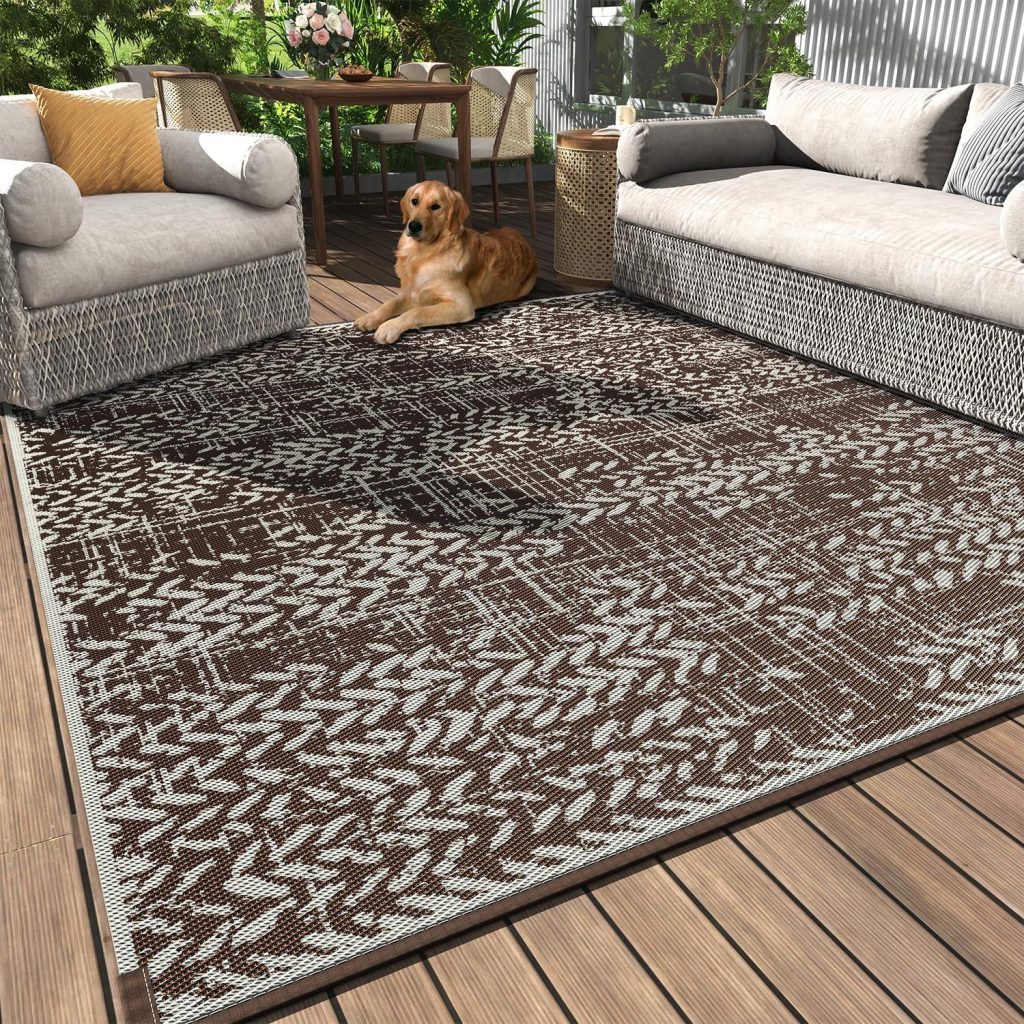 Best Outdoor Rug – MontVoo 8×10 Waterproof Rug Review