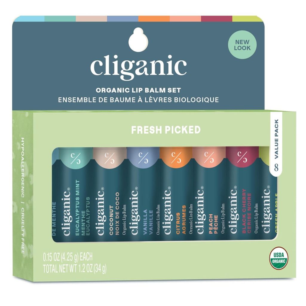 Best Lip Balm – Cliganic Organic Lip Balm Set (8 Flavors) Review