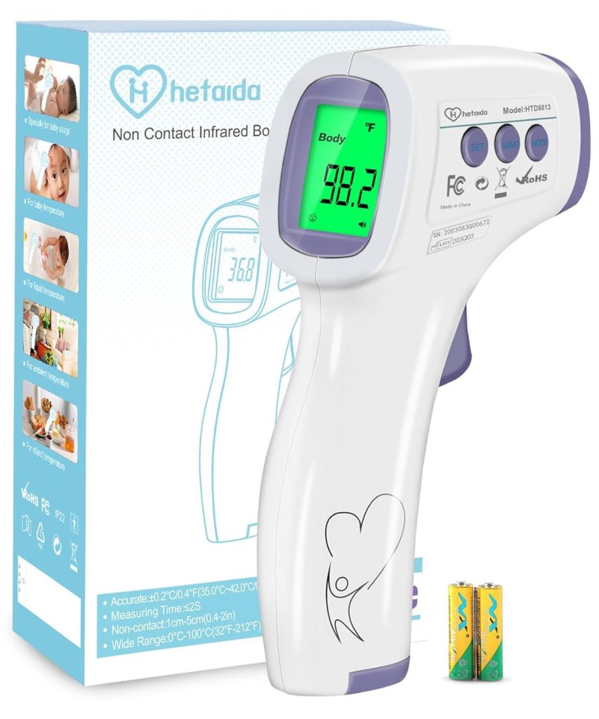 Best Digital Thermometer – No Touch Infrared for All Ages Review