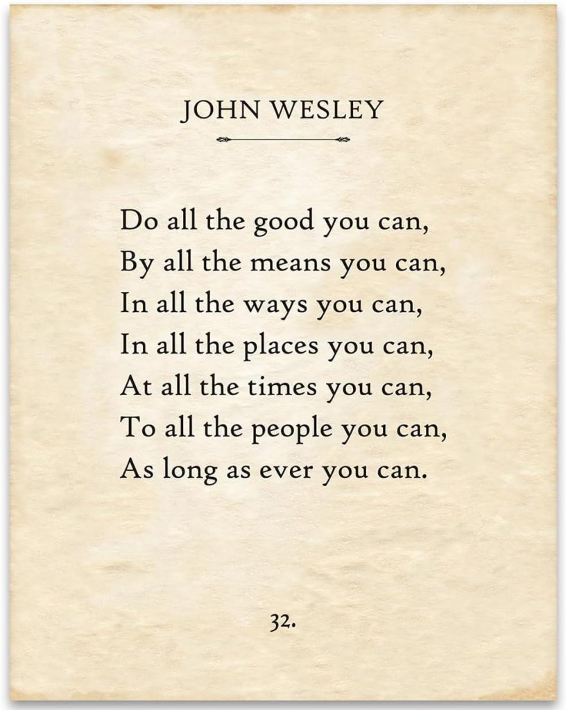 Best Inspirational Wall Art – Do All the Good You Can Quote Review