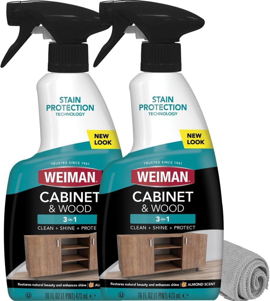 Best Wood Cleaner – Weiman Cabinet and Wood Cleaner, Shine, Clean and Protect Spray Review