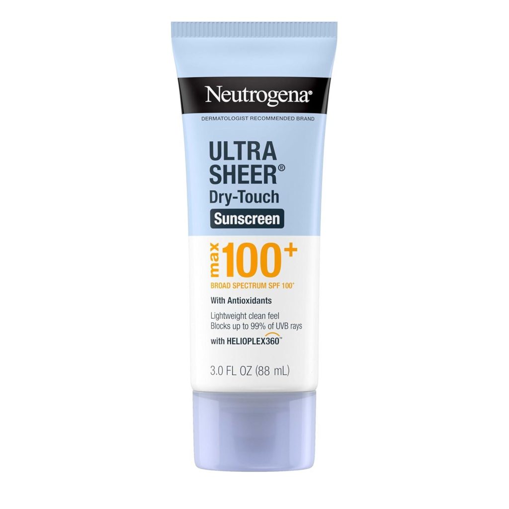 Best Sunscreen – Neutrogena Ultra Sheer Dry-Touch SPF 100 Review
