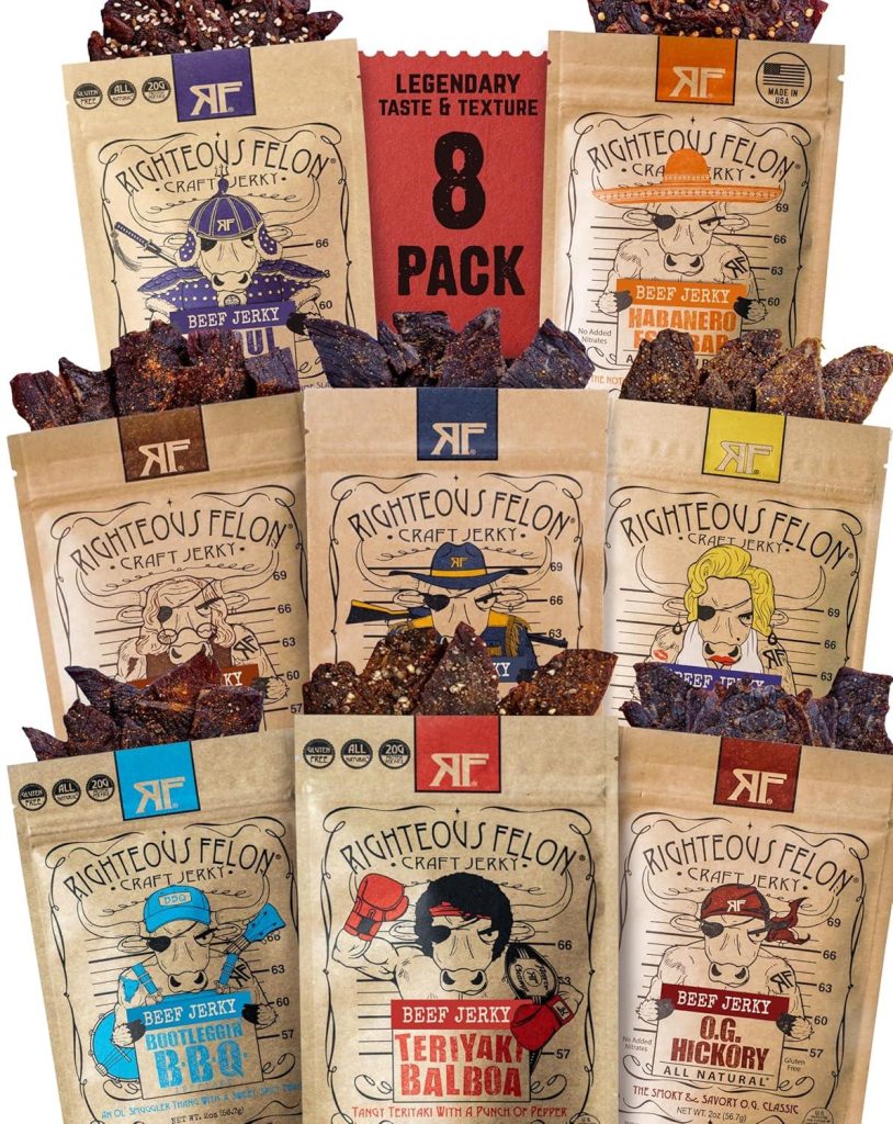 Best Jerky – Righteous Felon Beef Jerky Variety Pack Review