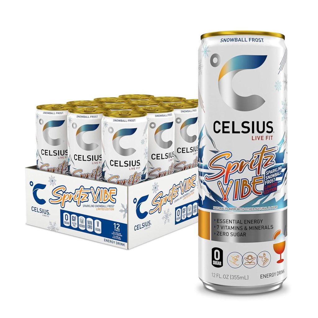 Best Energy Drink – CELSIUS Sparkling Spritz Vibe Limited Edition Review