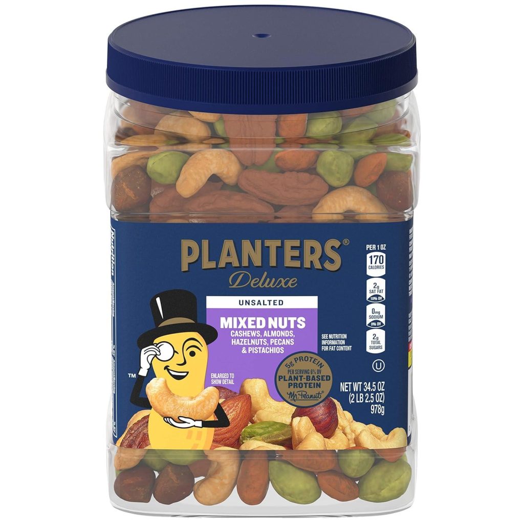 Best Mixed Nuts – PLANTERS Unsalted Mixed Nuts Review