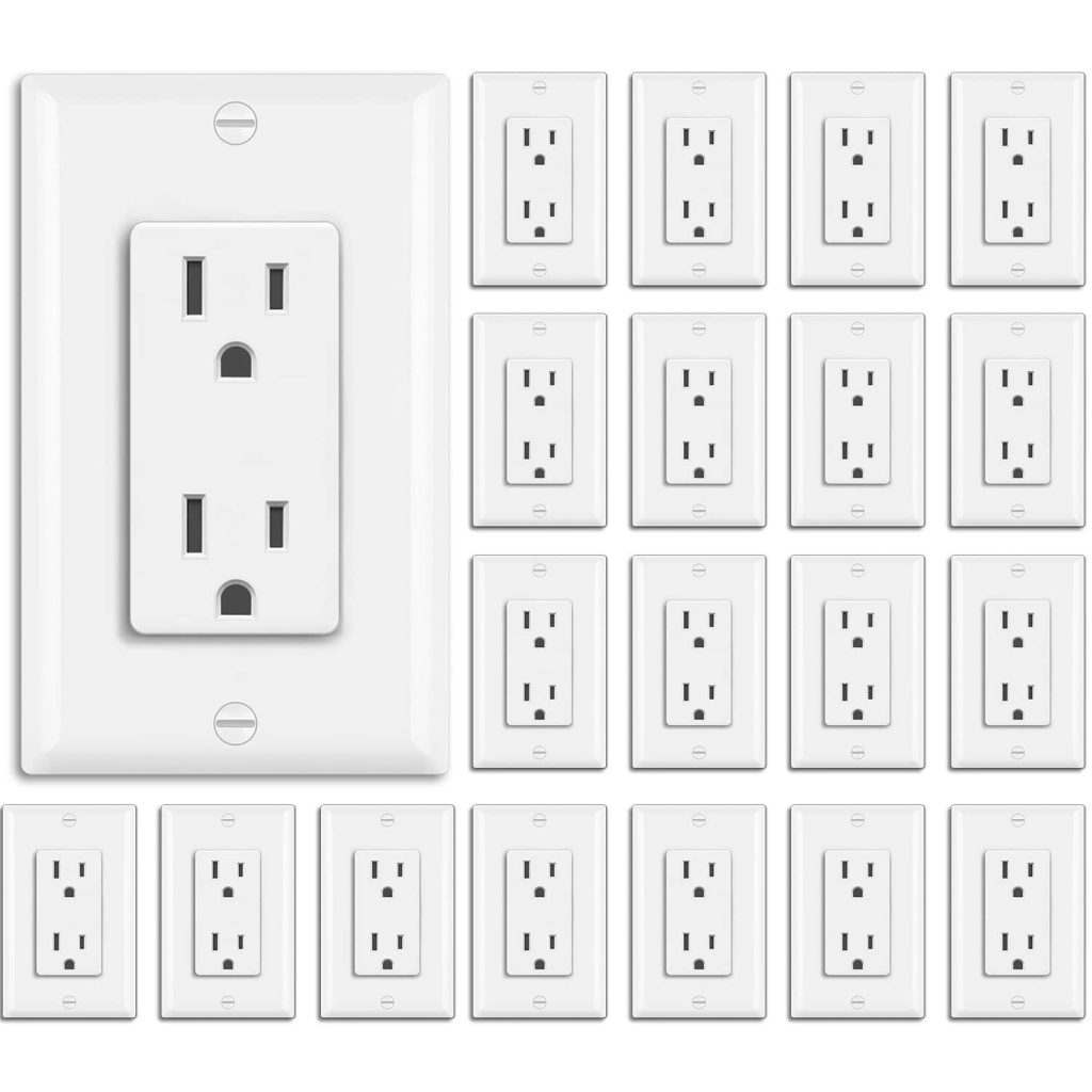 Best Home Outlet – BESTTEN 20 Pack Decorator Wall Receptacles Review