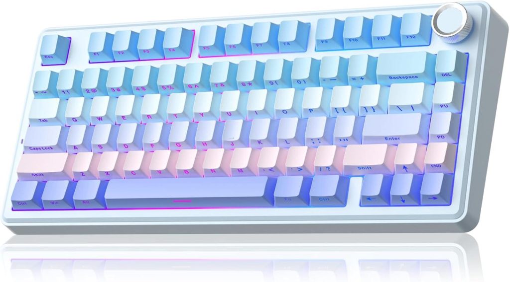 Best Wireless Mechanical Keyboard – SOLAKAKA A75 Review