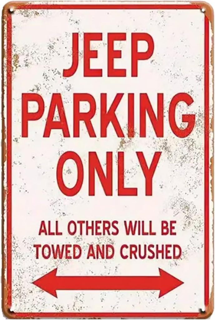 Best Vintage Metal Sign – Stmoau Jeep Garage Decor Review