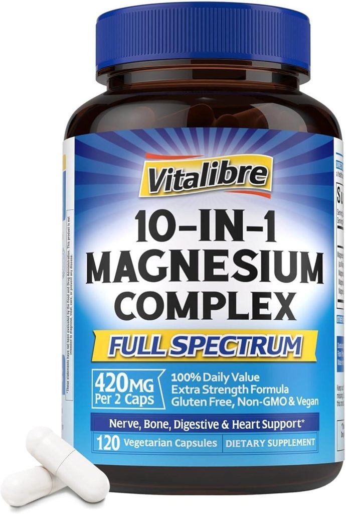 Best Magnesium Supplement – Vitalibre 10 in 1 Magnesium Complex Review