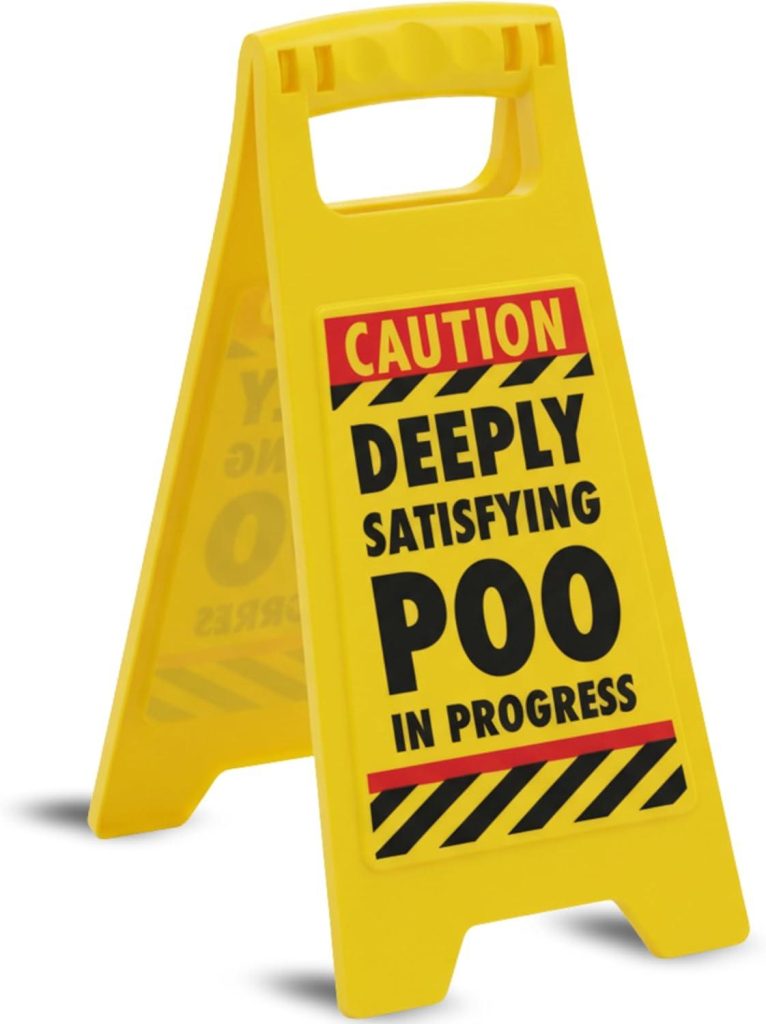 Best Gag Gift – Boxer Gifts Satisfying Poo in Progress Sign Review