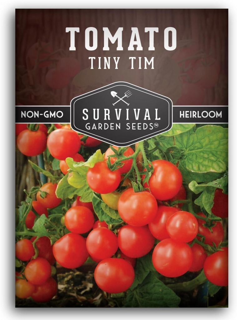 Best Garden Seeds – Tiny Tim Tomato Seeds – Dwarf Cherry Tomatoes for Indoors or Patio Review