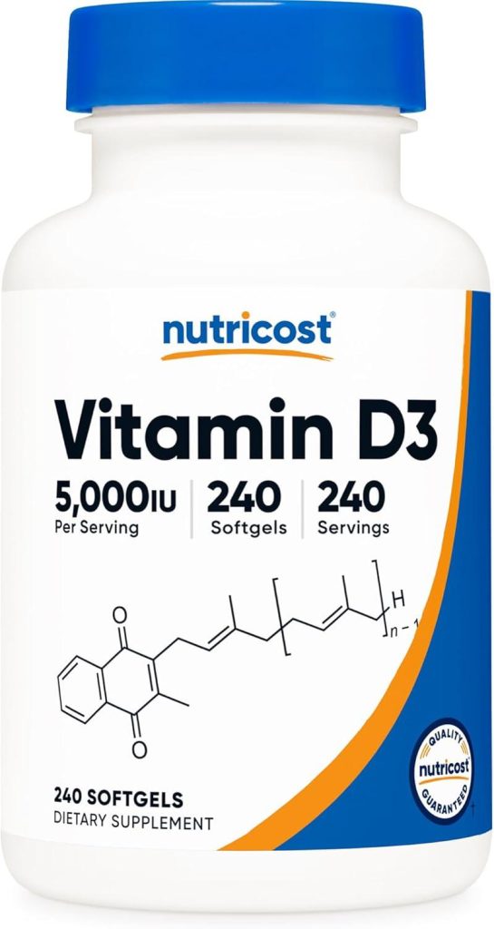 Best Vitamin D Supplement – Nutricost Vitamin D3 5,000 IU Review