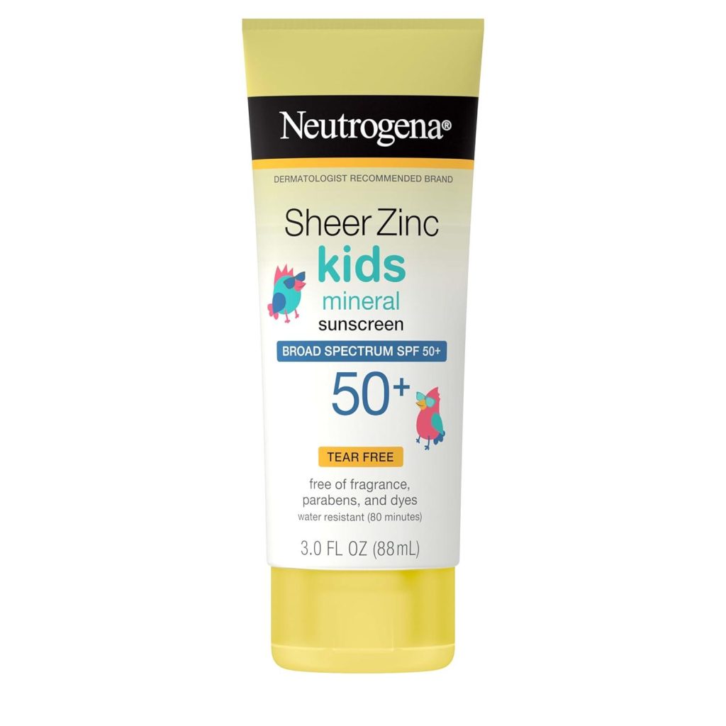 Best Sunscreen – Neutrogena Sheer Zinc Oxide Kids Lotion Review