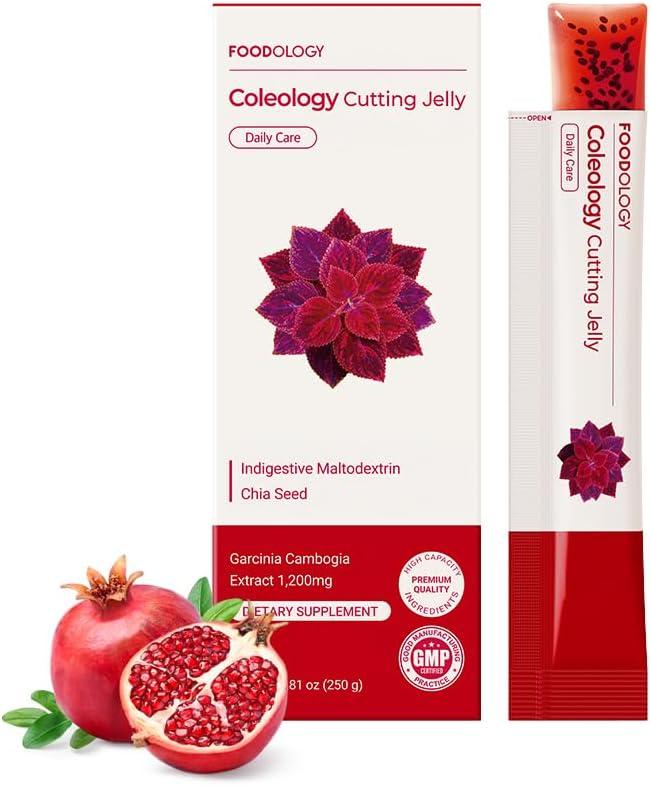 Best Appetite Suppressant – FOODOLOGY Coleology Cutting Stick Jelly, Pomegranate Review