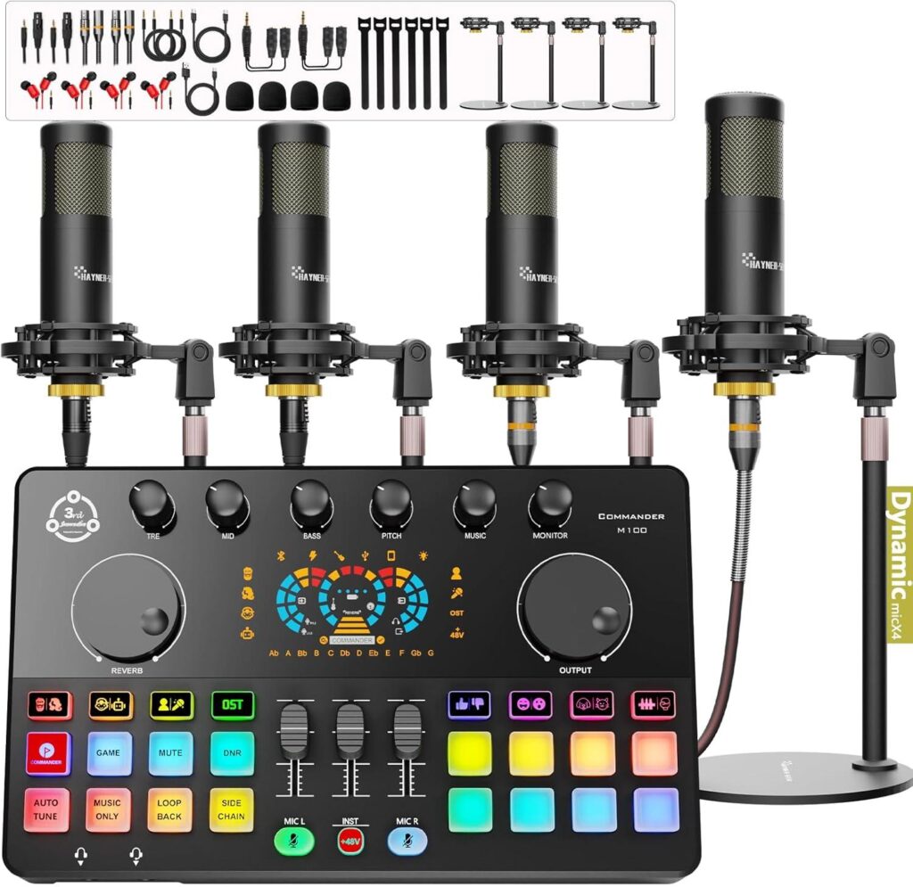 Best Electronics – Podcast Equipment Bundle for 4 Review