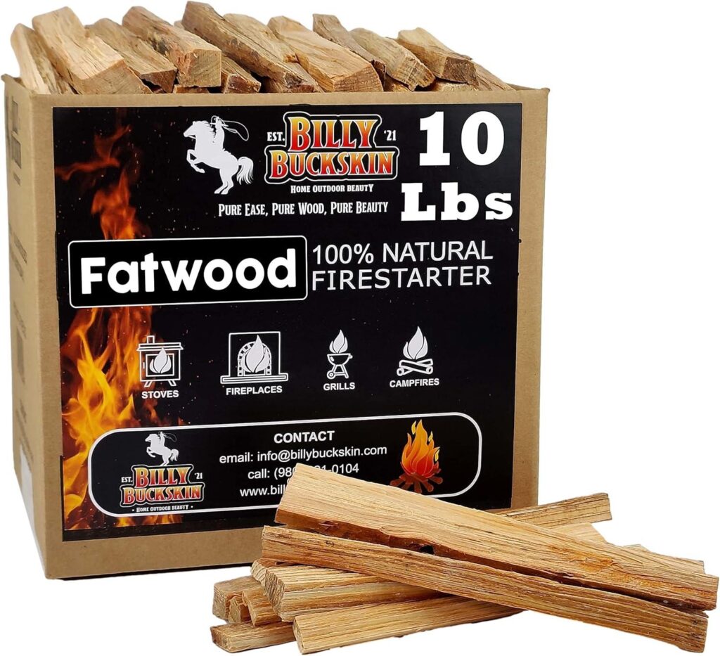 Best Camping Essentials – 10lb Fatwood Fire Starter Sticks Review