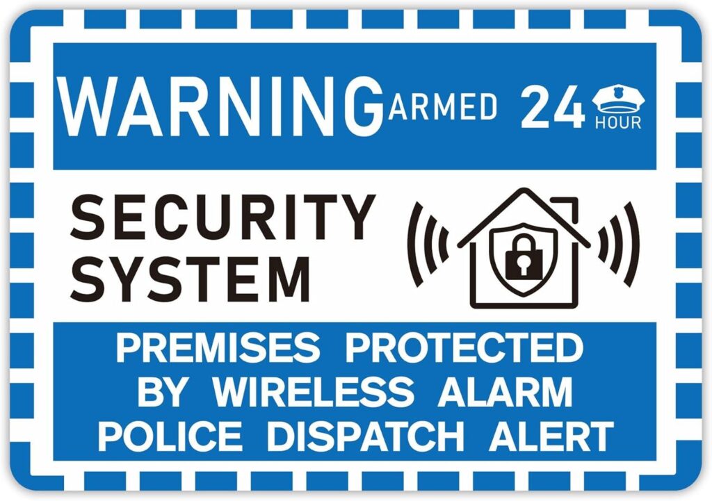 Best Home Security – Alarm System Sign Weatherproof Review