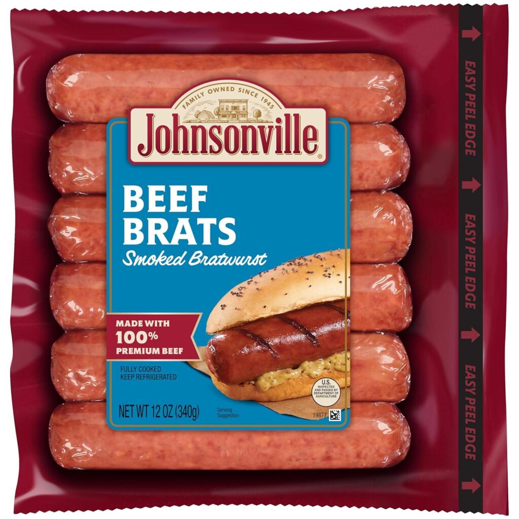 Best Sausages – Johnsonville Smoked Beef Brats, 6 Count, 12 oz Review