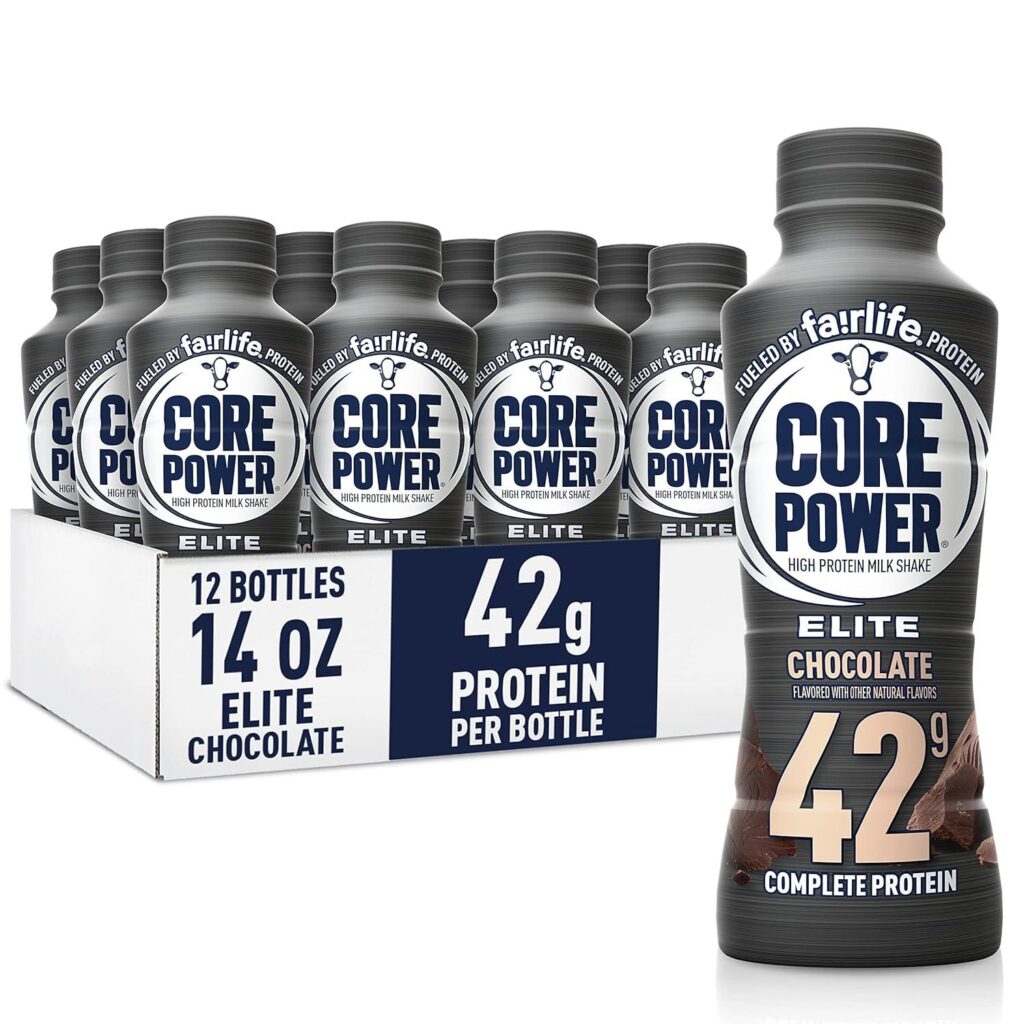 Best Protein Shake – Core Power Elite High Protein Shake, Chocolate, 42g Bottle, 14oz, 12 Pack Review