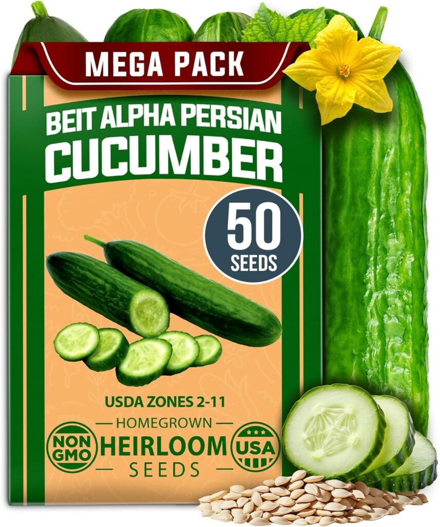 Best Garden Seeds – HOME GROWN Non GMO Persian Cucumber Seeds Review