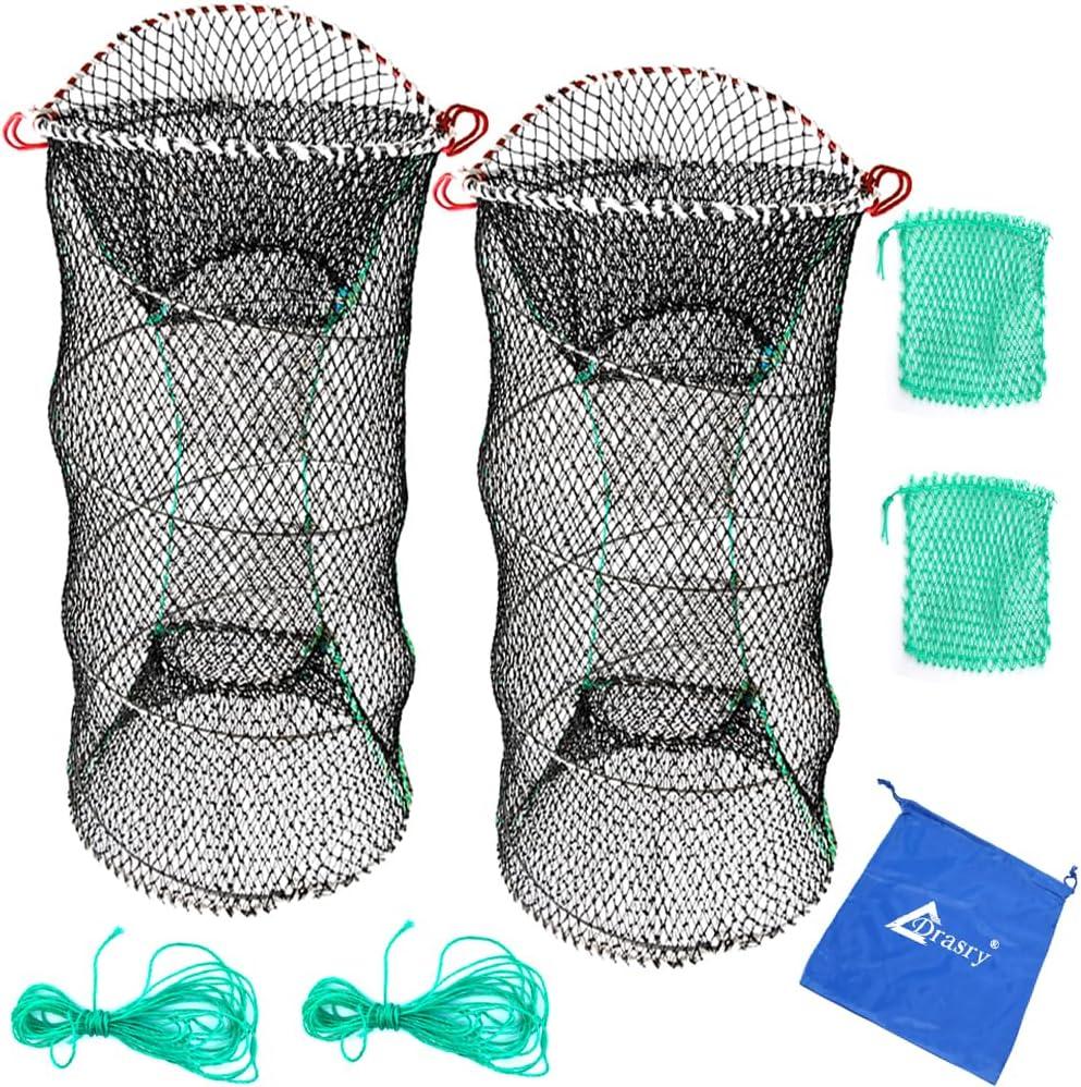 Best Fishing Nets – Drasry Crab Trap Bait Lobster Crawfish Review