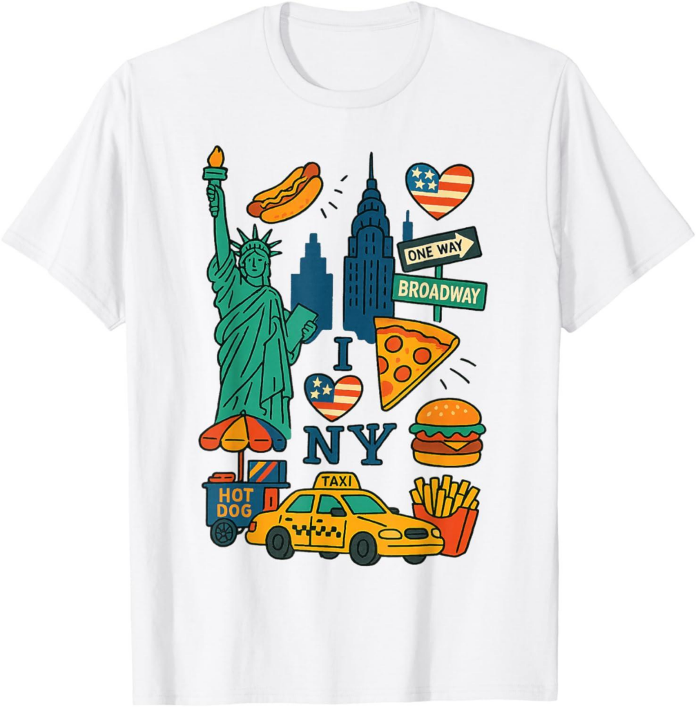 Best Kids T-Shirt – New York City Souvenir NY Icons Review