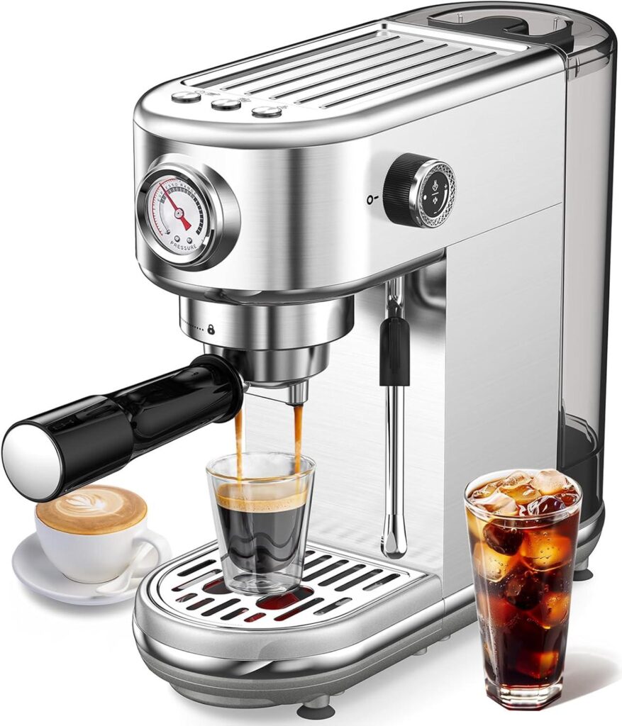 Best Espresso Machine – Compact Stainless Steel Maker with Frother Review